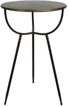 Countryfield Bijzettafel Penrod 45 X 70 Cm Staal/nikkel Brons