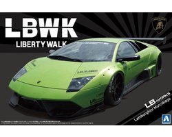 Aoshima Modelbouwpakket Auto - 05994 LB-Works Lamborghini Murcielago Ver. 2 - Liberty Walk Series No. 22 Plastic - 1:24 - Modelbouw