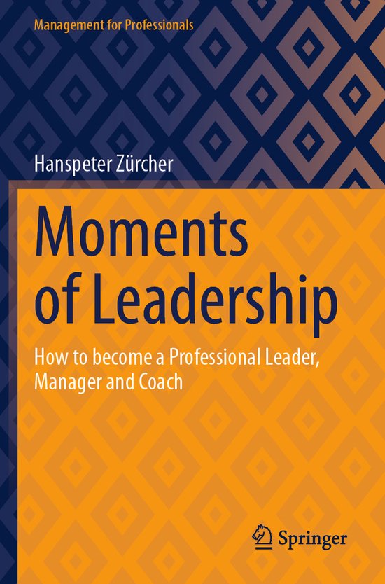 Management for Professionals- Moments of Leadership - cover