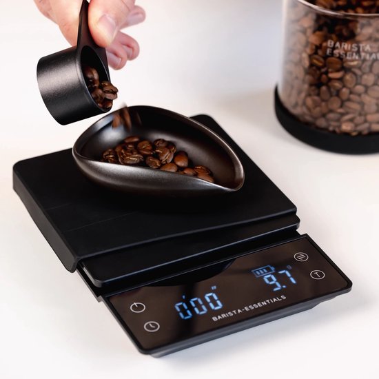 Koffie Weegschaal Met Timer - 0,1 Gram Precisie - Barista Weegschaal – Espressomachine – Barista Essentials