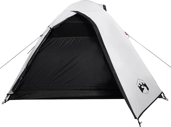 vidaXL - Koepeltent - 3-persoons - waterdicht - verduisterend - stof - wit van Vidaxl — afbeelding 4
