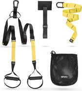 Gymtek® TRX Suspension Trainer Set - Weerstandsbandenset, Fitnessbanden, Weerstandsbanden, TRX Resistance Band - voor Fitness, Krachttraining, Fysiotherapie, Calisthenics, Crossfit