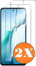 Screenprotector geschikt voor OnePlus Nord CE4 Lite 5G Screen Protector - gehard Glas Tempered Glass - 2 Stuks