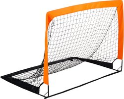 Outtec® Voetbaldoel - 120 x 90 x 90 cm - Voetbal Doel voor Kinderen en Volwassenen - Inclusief Net, Grondanker - voor Tuin, Voetbaltraining
