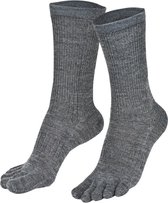 Norfolk - 56% Merino wol Teensokken - Antiblaren - Temperatuurregulatie - Wandelsokken - Maat 39-42 - Grijs - Bruges