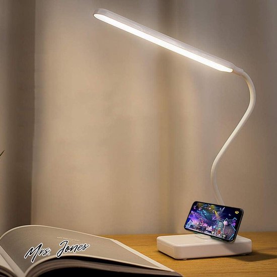 Mrs Jones Draadloze Led Bureaulamp Oplaadbaar Grote Capaciteit Touch ...