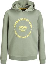 Pull Garçons JACK&JONES JUNIOR JJSIMON SWEAT HOOD JNR - Iceberg Green
