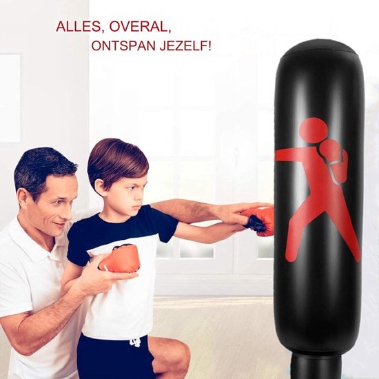 Opblaasbare Mini Boksbal Voor Kinderen - 100 cmMikaMax