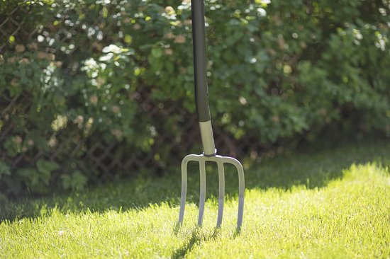 Spitvork voor harde grond met 4 tanden - Ergonomisch ontwerp 122 cm - Hoogwaardig boorstaal van Merkloos	 — afbeelding 3