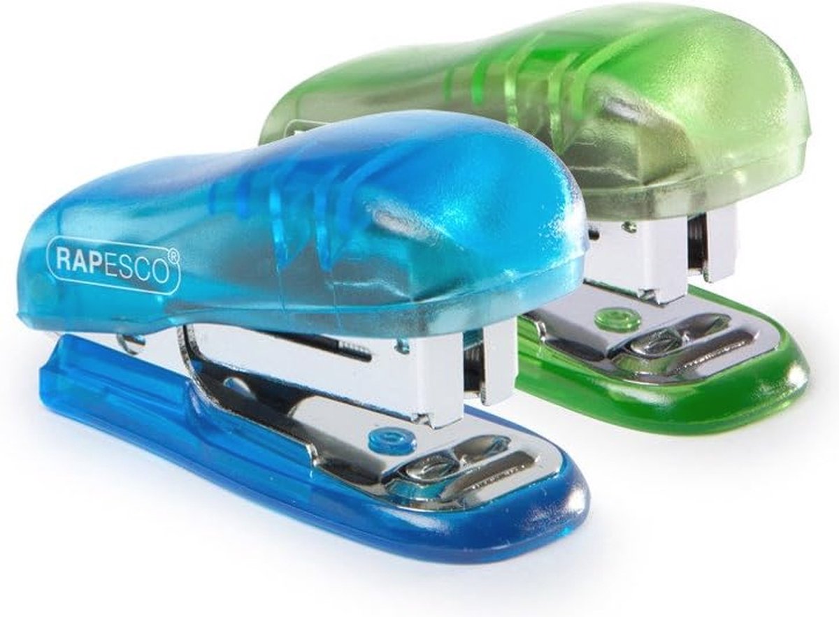 Handige Bug Nietmachine voor 12 Vellen - Transparante Kleuren