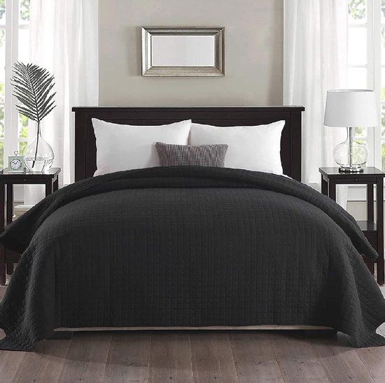 Bedsprei en twee kussenslopen (260 x 240 cm) Octavia Grijs - Beddengoed