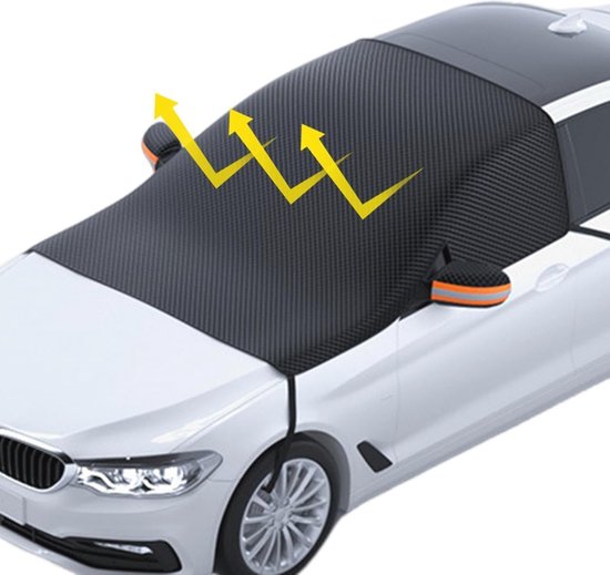 Kit d'isolation de vitres de voiture pour la protection hivernale | Housse de pare-brise magnétique pour l'été et l'hiver