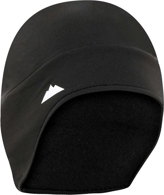 Tough Headwear Doublure de casque thermique, casquette de crâne, doublure de casque de sécurité, bonnet pour homme, casquette de cyclisme d'hiver et équipement de course, chapeau de ski noir