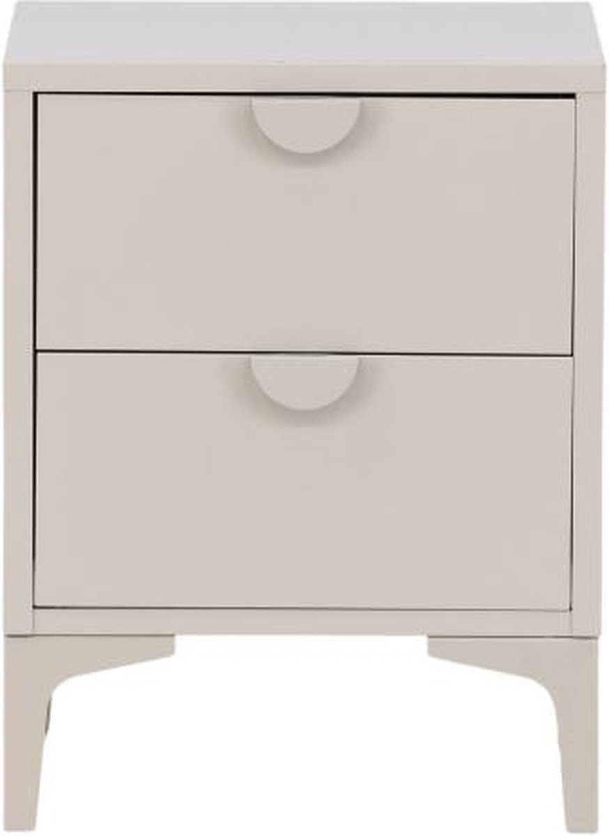 Svea - Salvo nachtkastje - 2 laden - beige