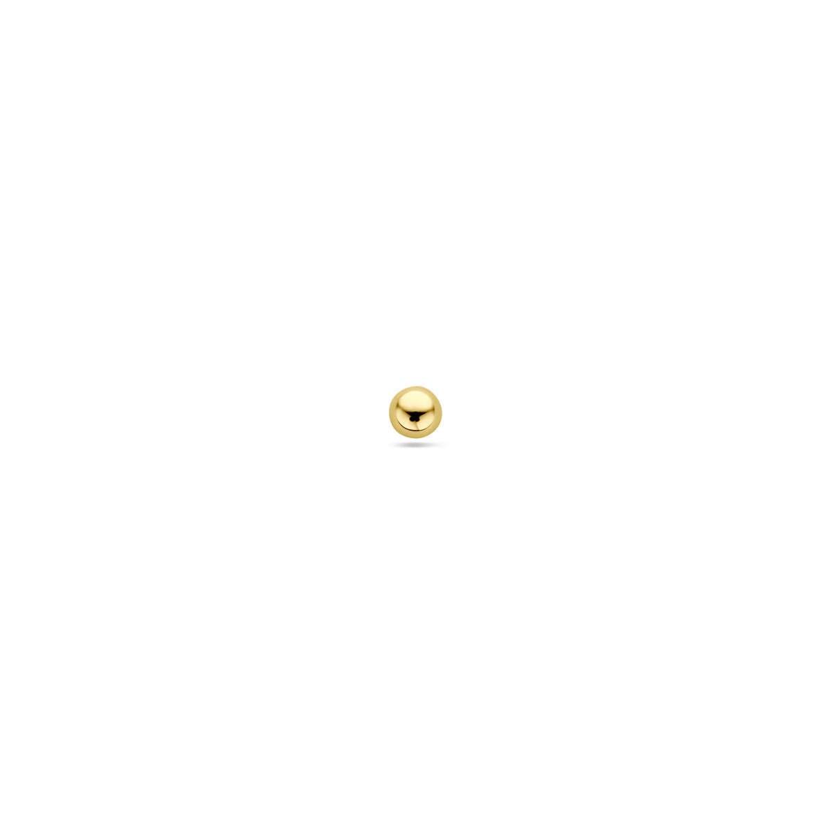 14K geelgoud flat back piercing 3 mm - 4033257