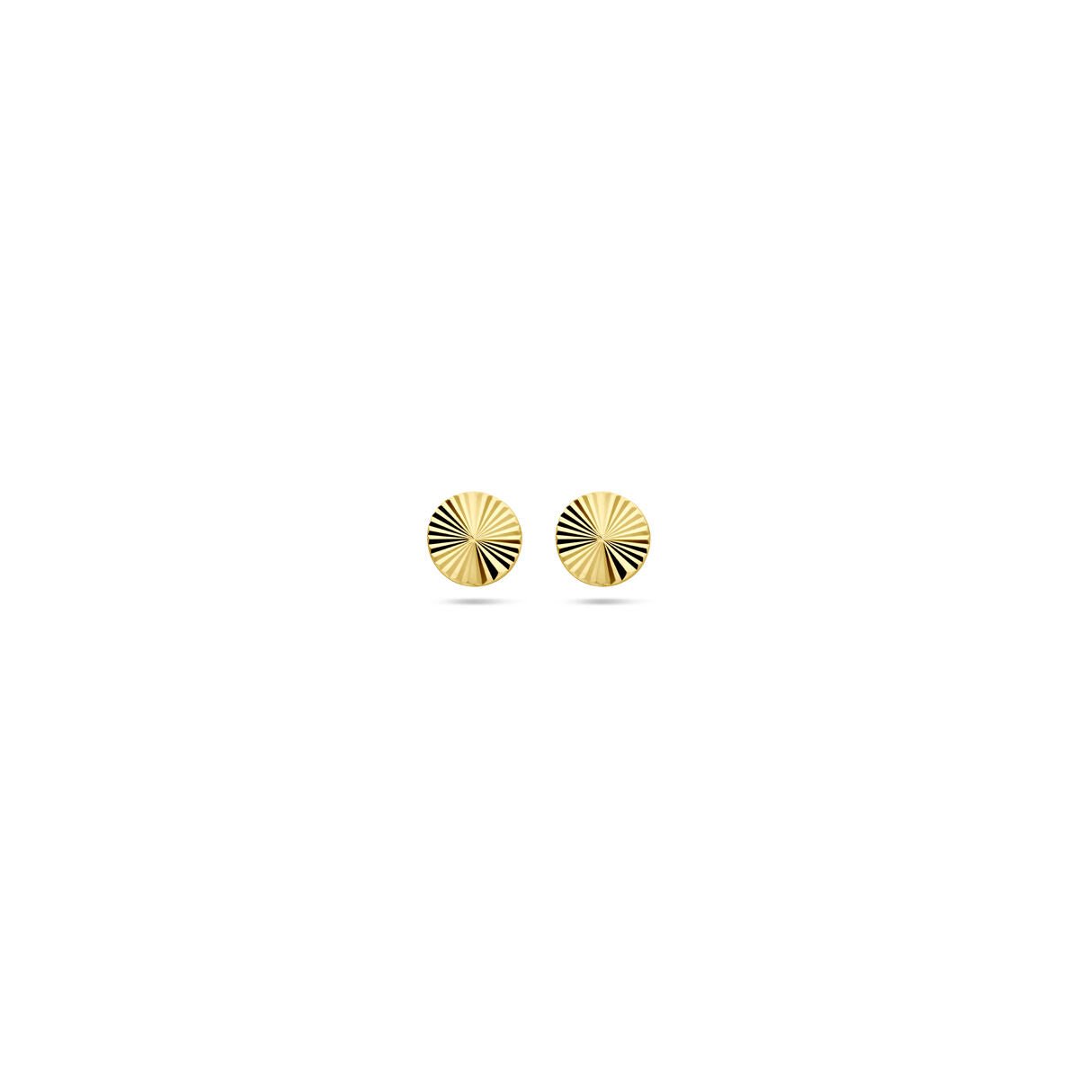 14K geelgoud clous diamantés 4,0 mm - 4033213
