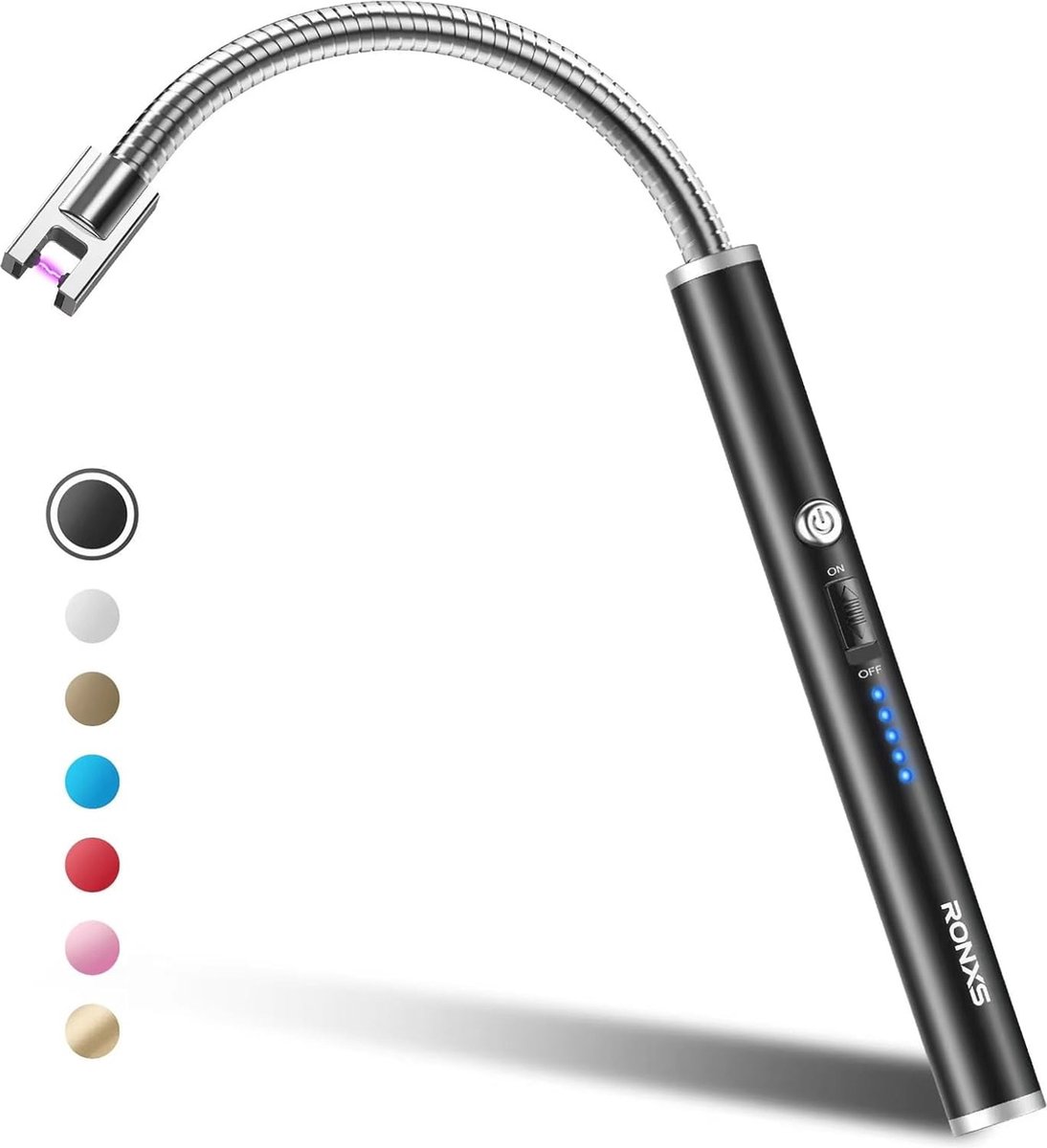 Goedkoopste Elektrische plasma-aansteker met langere hals - USB-oplaadbaar, veilig en veelzijdig voor keuken, camping en open haard