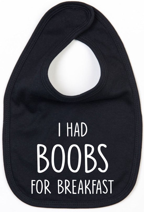 Bib Boobs pour le petit déjeuner - Zwart- Taille unique