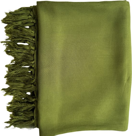 Sarong Effen - Handgemaakte Pareo Omslagdoek Omslagrok Wikkelrok Dames Heren - Groen