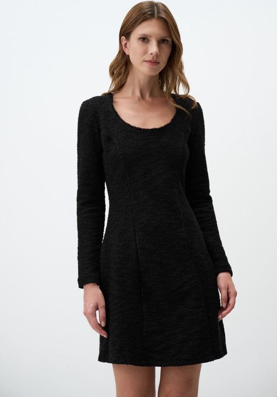 Generisch Gebreide jurk voor dames, wintertrui, coltrui, gebreid, warm
