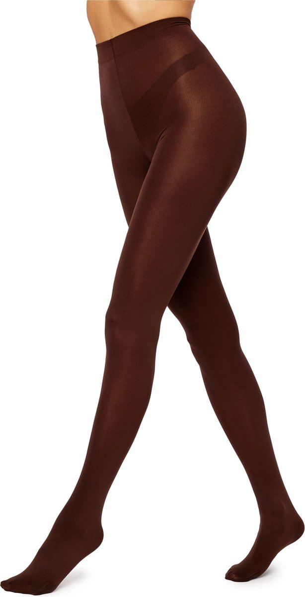 Antie AN-124 Dames Panty - 100 DEN - Polyamide - Microvezel - Choco - S