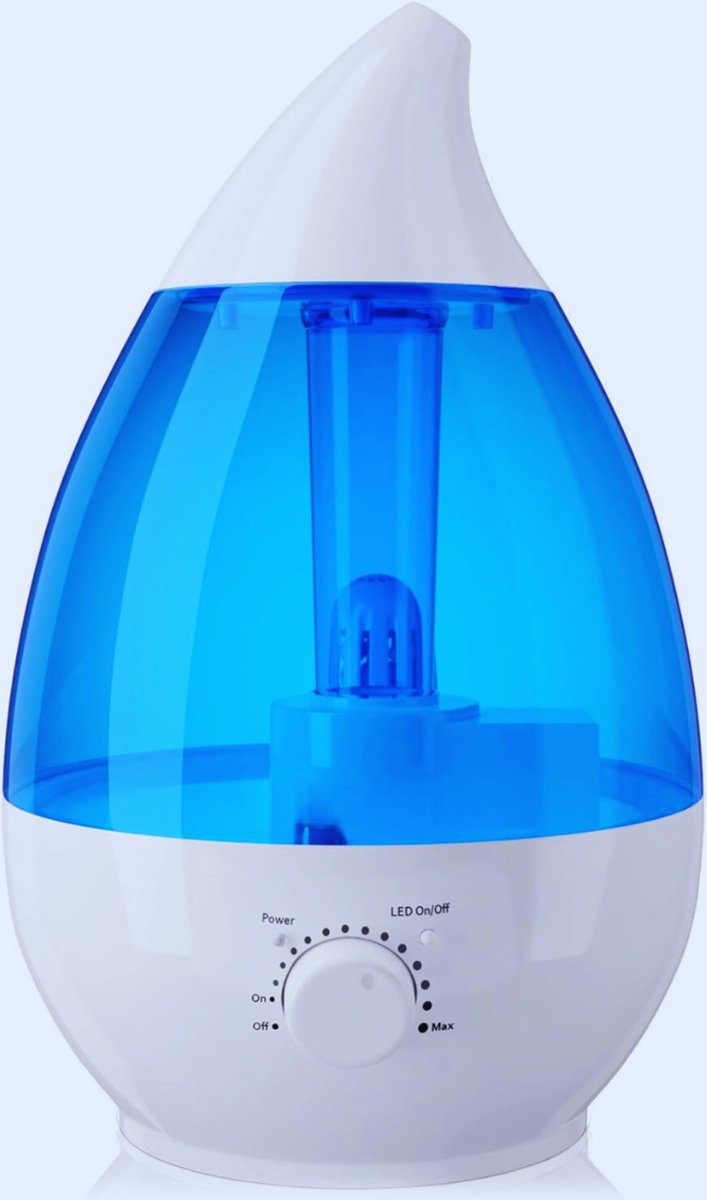 Goedkoopste Grote Ultrasone Luchtbevochtiger van 3.8 Liter - Tot 40 Uur -Aromaverspreider - Nachtlampje & Automatische Uitschakeling
