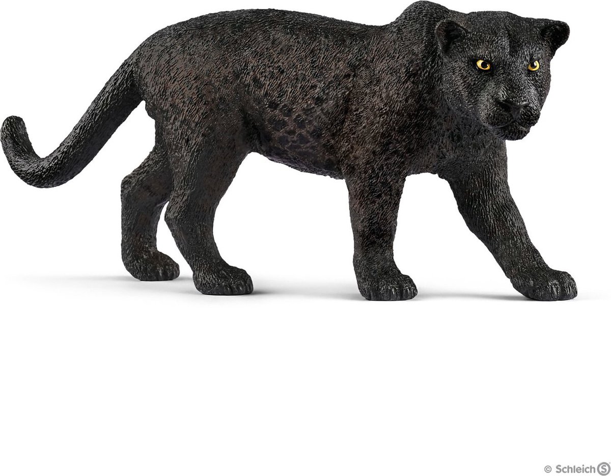 schleich WILD LIFE - Zwarte Panter - Speelfiguur - Kinderspeelgoed voor Jongens en Meisjes - 3 tot 8 jaar - 14774 — afbeelding 9