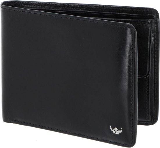 Golden Head Capri RFID Billfold Coin Wallet Black