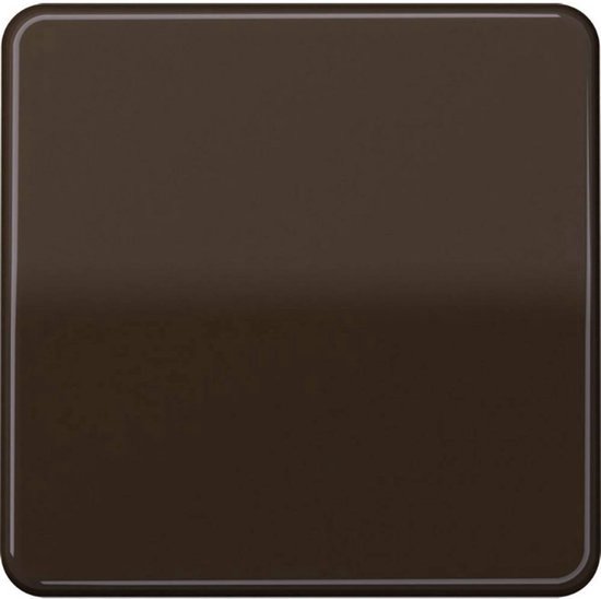 Jung simple Cache Interrupteur va-et-vient, Bouton-poussoir marron CD590BR