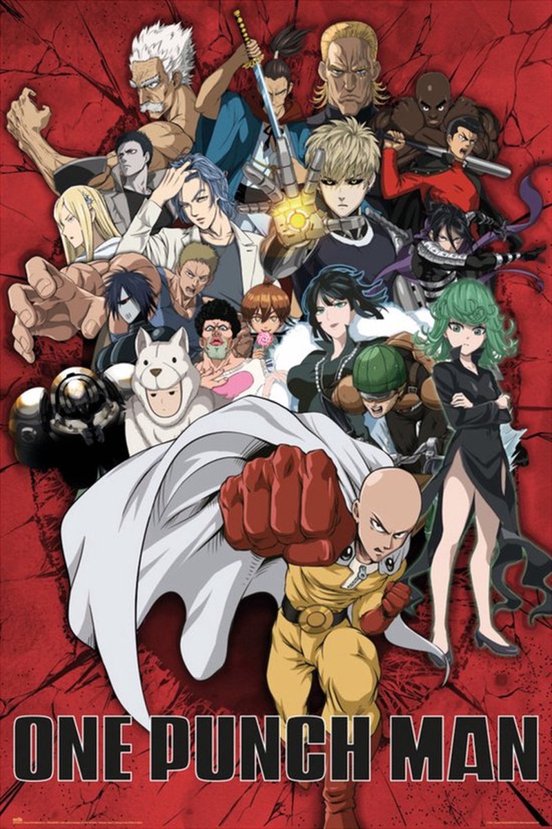 Grupo Erik Poster One Punch Man - Heroes 61x91,5cm Divers