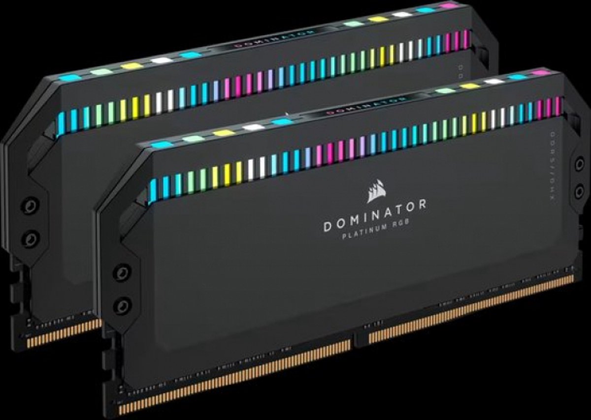 Corsair 32 GB DDR5-6400 Kit werkgeheugen CMT32GX5M2B6400C32, Dominator Platinum RGB, XMP 3.0