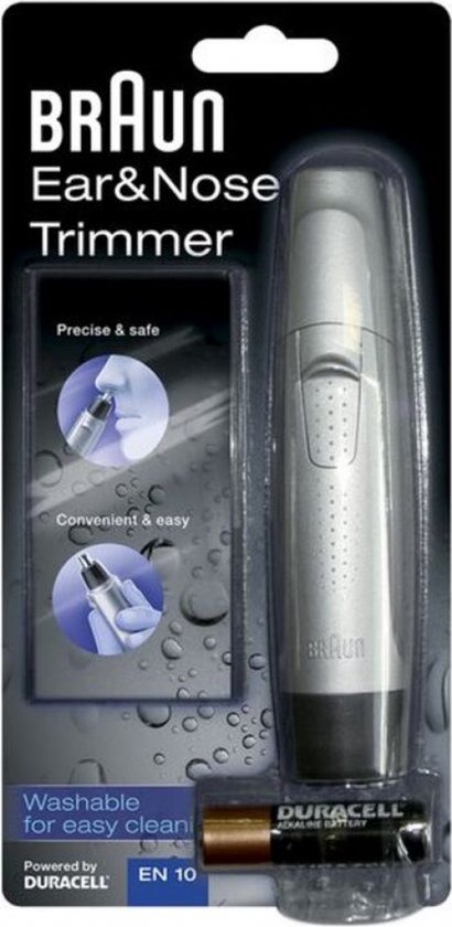 Braun Exact Series EN 10 tondeuse de précision Noir, Argent