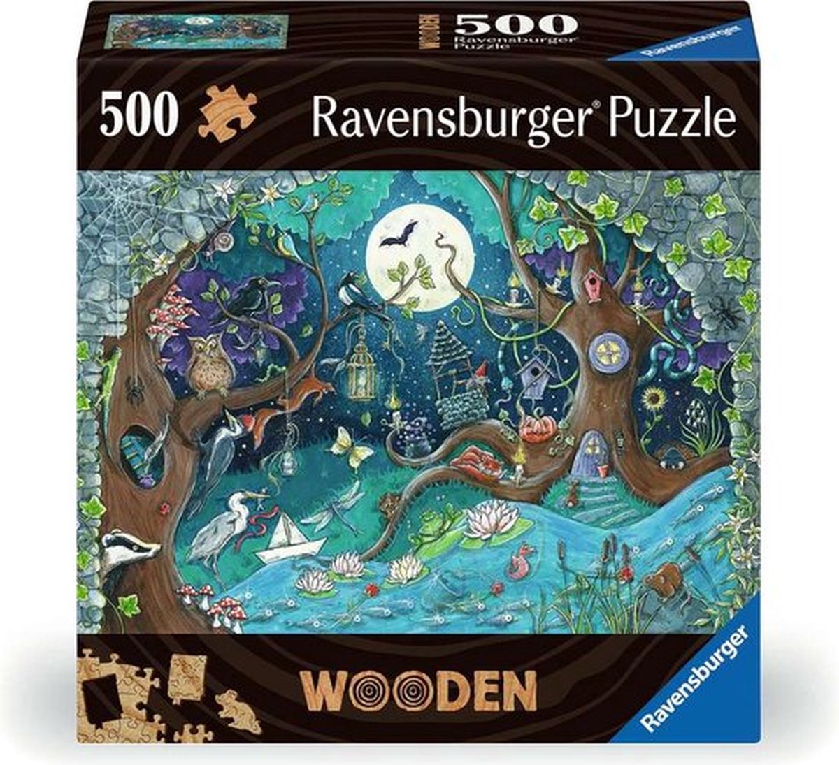 Ravensburger Fantasy houten puzzel 500 — afbeelding 9