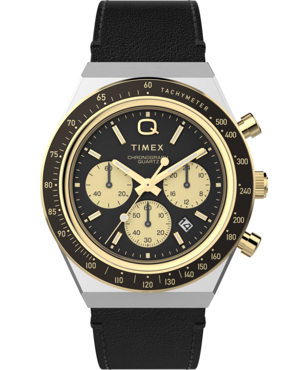 Timex Diver Inspired TW2W64300 Horloge - Leer - Zwart - Ø 40 mm