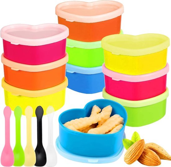 10 stuks kraftpapier voedselcontainers, bruine voedseldozen om
