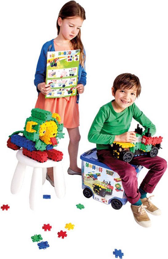 Clics bouwblokken– DUURZAAM SPEELGOED gemaakt van GERECYCLEERDE kunststof- bouwset 20 in 1 - speelgoed 4,5,6,7,8 jaar jongens en meisjes- educatief speelgoed- Montessori speelgoed- constructie speelgoed