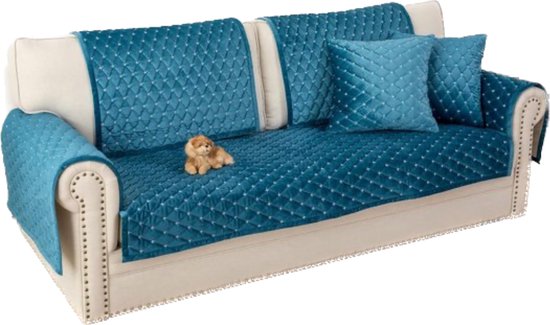 Stoelbeschermer voor relaxstoel met armleuningen, 100% waterdicht, stoelkussen voor televisiestoel, 1-zits antislip, armleuningbeschermers met zakken en 2 verstelbare riemen, rood, S