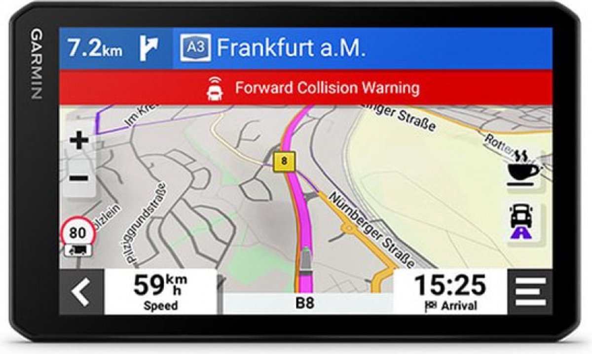 Garmin LGV710 navigator Vast 17,6 cm (6.95") TFT Touchscreen 271 g Zwart
