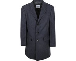 McGregor Coat Wool Herringbone Navy - Maat M - Heren - Tussenjas