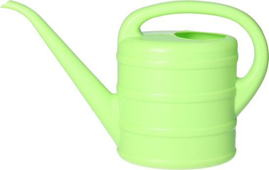 Arrosoir/arrosoir pour plantes en plastique - vert - 1 litre - Articles de jardin/jardinage