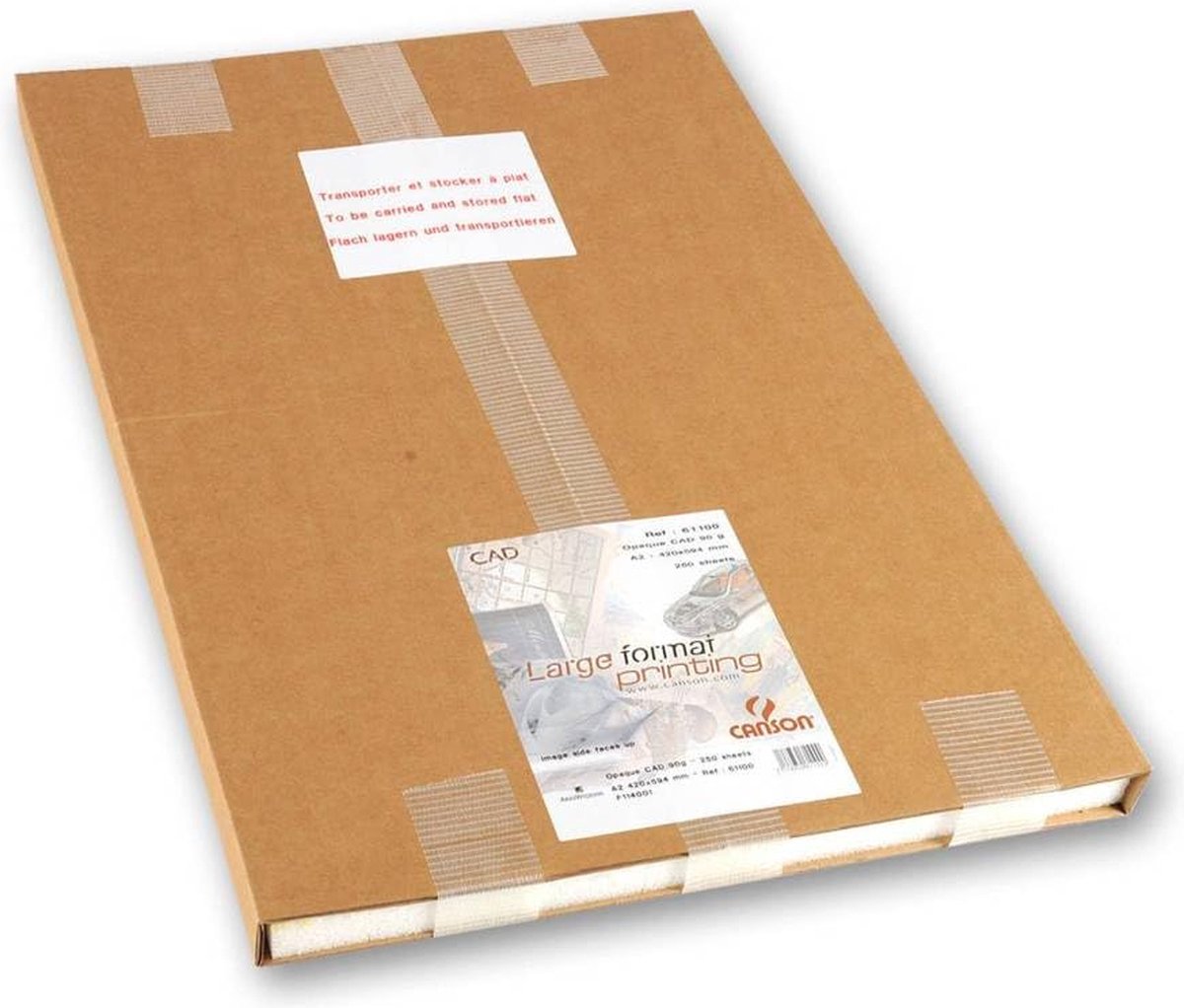 Canson C200061100 papier voor inkjetprinter A2 (420x594 mm) Glans Wit