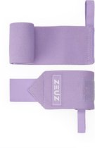 ZEUZ 2 Stuks Wrist Wraps voor Fitness & CrossFit – Polsband voor Links & Rechts – Krachttraining – Polsbrace – Paars