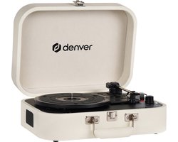 Denver Platenspeler - Ingebouwde Speakers en Versterker - Incl. PC Software - Auto-stop - Retro - VPL130 Denver Platenspeler - Ingebouwde Speakers en Versterker - Incl. PC Software - Auto-stop - Retro - VPL130