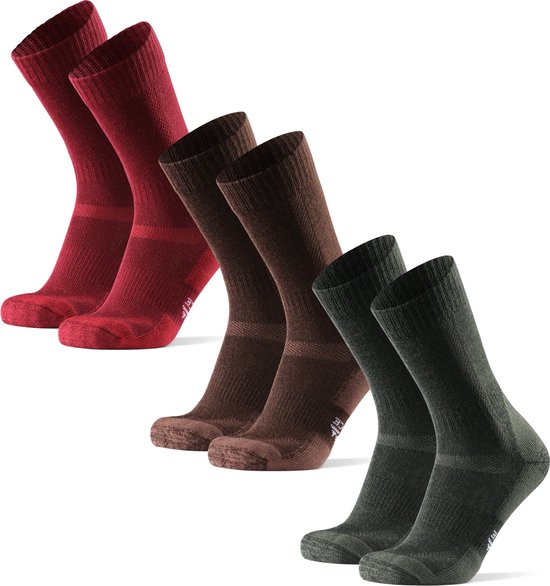 DANISH ENDURANCE Chaussettes de marche en laine mérinos - 3 paires - Taille 39-42