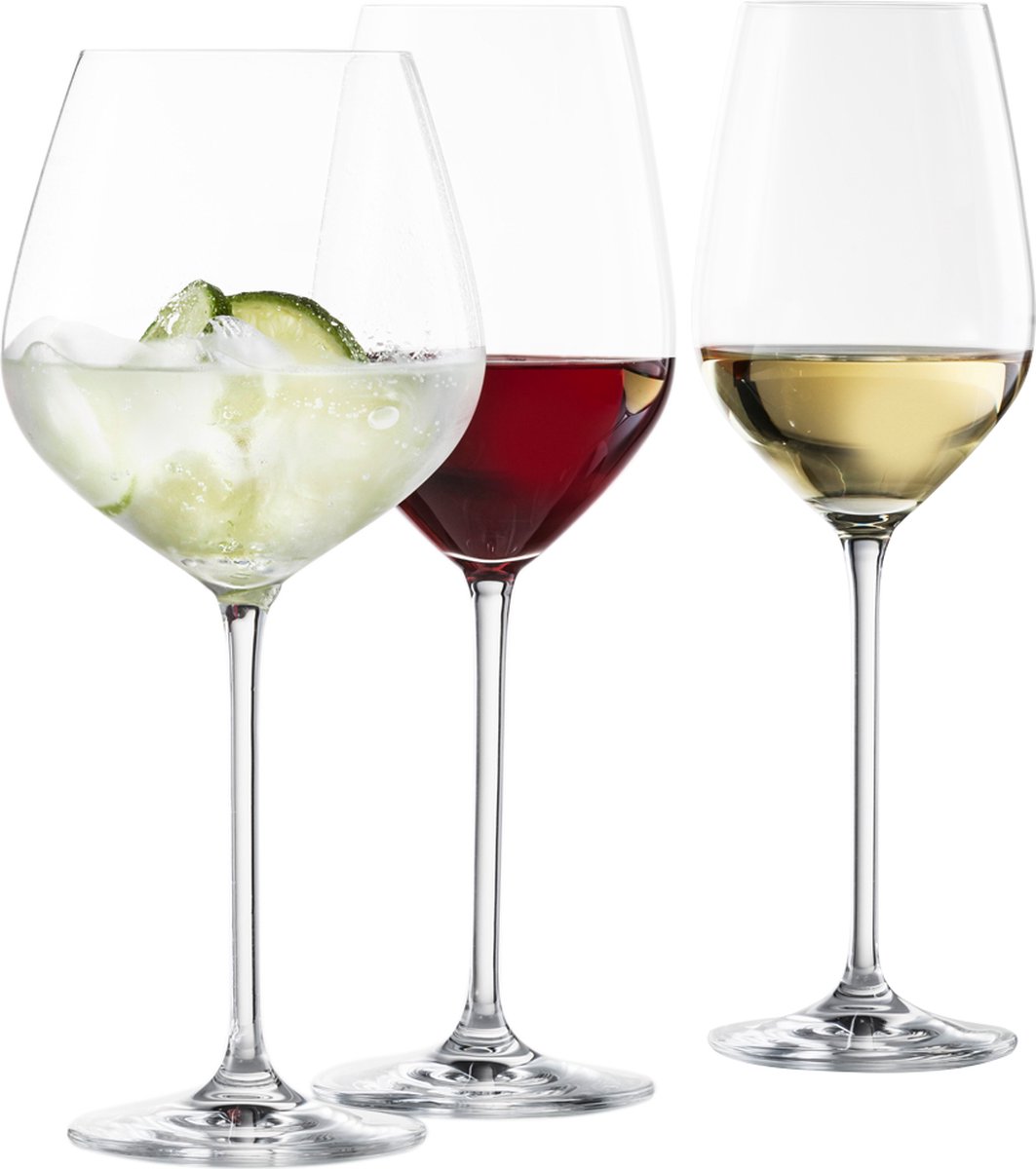 Schott Zwiesel Tulip rode wijnglas (set van 4), tijdloze wijnglazen voor rode wijn, vaatwasmachinebestendige Tritan®-kristalglazen, Made in Germany ( artikelnummer 123606