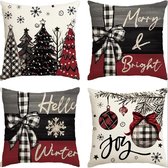 Housses De Coussin De Canapé De Noël Pour La Maison, Taies D'oreiller, Décoratio