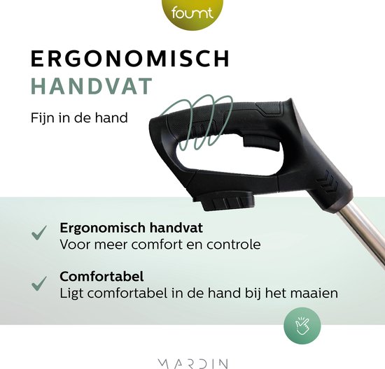 Mardin Kantenmaaier - Grastrimmer - Bosmaaier - Incl. 2 accu's en lader - Zwart van Merkloos	 — afbeelding 3