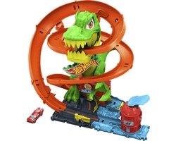 foto van Hot Wheels T-Rex Vurig Gevecht - Loopingbaan