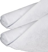 Feeric Christmas Couverture de neige/tapis de neige - 2x - blanc - 100 x 200 cm - polyester - Décorations de Noël