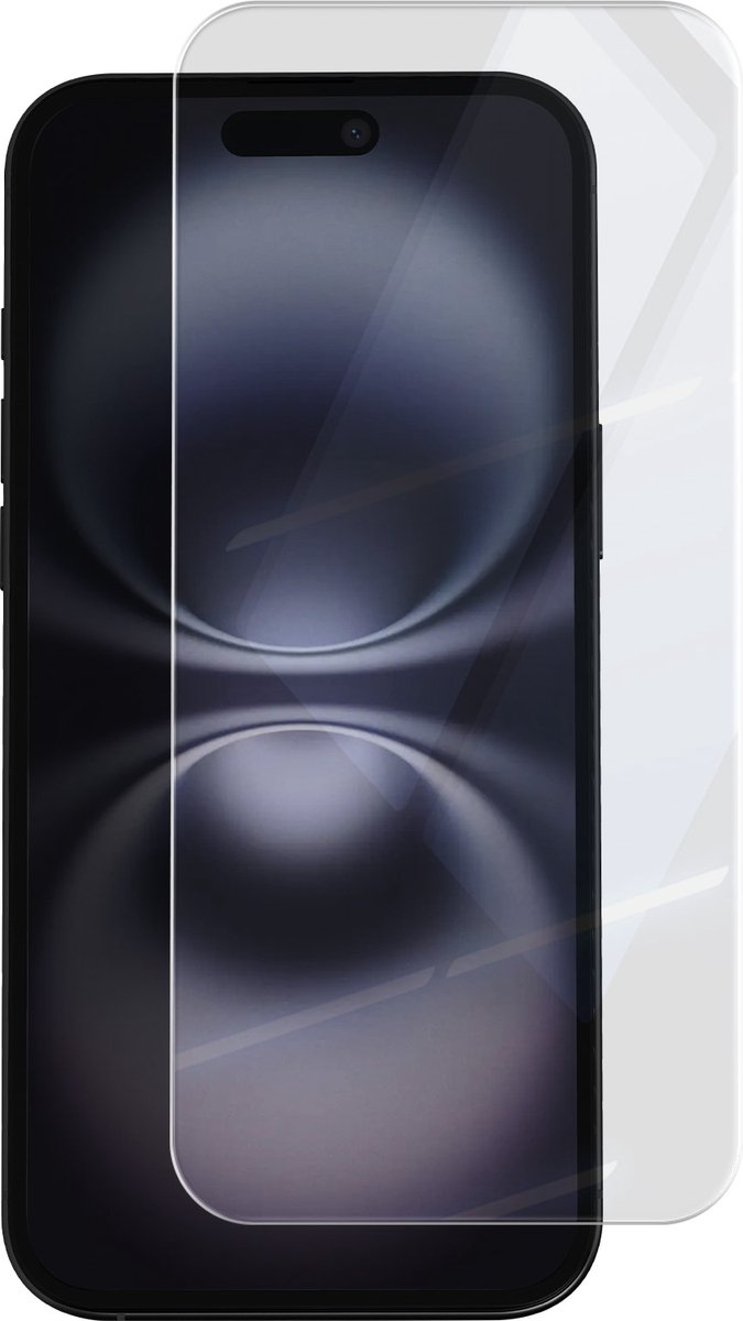 Mayaxess, Gehard glas Geschikt voor Apple iPhone 16 Plus hardheid 9H anti-kras, Transparant